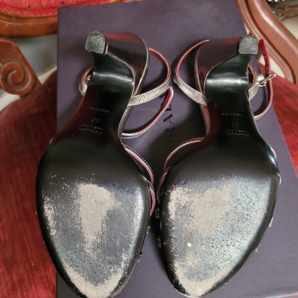 Beautiful Silver Prada Pumps - Picture 6 of 8